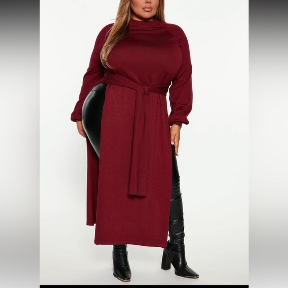 Pullover Sweater with high slit - Picture 5 of 6